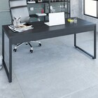 Mesa Escrivaninha Kuadra Preto Ônix/preto 15425 - Compace