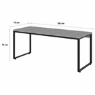 Mesa Escrivaninha Kuadra Preto Ônix/preto 15425 - Compace