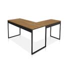 Mesa Escrivaninha L Espanha Industrial Moderna Lisa