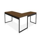 Mesa Escrivaninha L Espanha Industrial Moderna Lisa