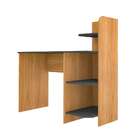 Mesa Escrivaninha Link 3 Prateleiras Carvalho/grafite - Artely