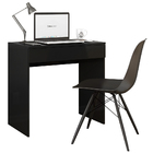 Mesa Escrivaninha Loft 100% Mdf Minimalista Com Cadeira Eames