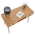 Mesa Escrivaninha Madeira 2 Gavetas 1 Nicho Retro Kim - Madei