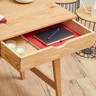 Mesa Escrivaninha Madeira 2 Gavetas Retro Milo - Madeirado