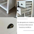 Mesa Escrivaninha Madeira Maciça 110 Cm 9138 Milani Store