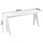 Mesa Escrivaninha Magnolia Branco - Falkk