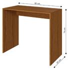 Mesa Escrivaninha Minimalista Pequena Sem Gaveta - Natural