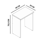 Mesa Escrivaninha Multiuso Ms003pa Pátina Movesinos