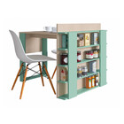 Mesa Escrivaninha Multiuso Smart Com Estante Be Mobiliário