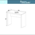 Mesa Escrivaninha Nogal Me4139 - Tecno Mobili