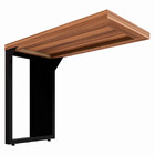 Mesa Escrivaninha Office 90cm Auxiliar Direita/esquerda Pé Qu