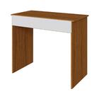 Mesa Escrivaninha Office Compacta Com 1 Gaveta - Natural/bran