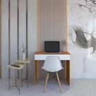 Mesa Escrivaninha Office Compacta Com 1 Gaveta - Natural/bran