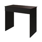 Mesa Escrivaninha Office Compacta Com 1 Gaveta - Preto