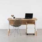 Mesa Escrivaninha Organica 136cm Home Office Flexus Hanover/b