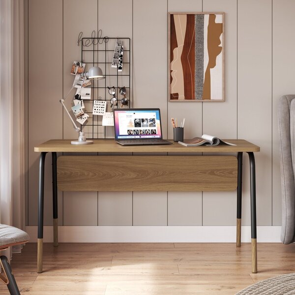 Mesa Escrivaninha Organica Home Office Flexus 120cm Hanover E