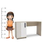 Mesa Escrivaninha P/computador 1 Porta Domi Mdp Politorno Leg