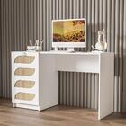 Mesa Escrivaninha P/computador 1 Porta Fox Mdp Politorno Bran