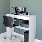Mesa Escrivaninha Para Computador Com Nicho Interno Quarto Sa