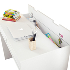 Mesa Escrivaninha Para Computador New Branco