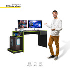 Mesa Escrivaninha Para Computador Setup Gamer Nitro 1 Gaveta