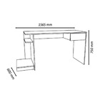 Mesa Escrivaninha Para Computador Setup Gamer Nitro 1 Gaveta