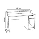 Mesa Escrivaninha Para Computador Setup Gamer Seraph 1 Gaveta