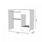 Mesa Escrivaninha Para Computador Zambê Móveis 91cm Magno Bra