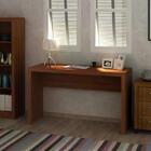 Mesa Escrivaninha Para Escritorio Me4135 Amendoa Tecno Mobili