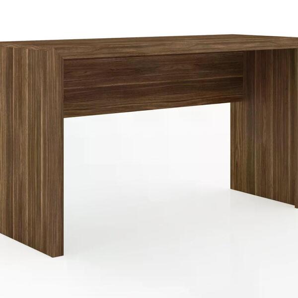 Mesa Escrivaninha Para Escritorio Me4135 Nogal Tecno Mobili