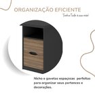 Mesa Escrivaninha Para Home Office E Estudos 2 Gavetas Floren