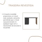 Mesa Escrivaninha Para Home Office E Estudos Florence 2 Gavet