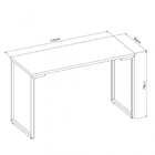 Mesa Escrivaninha Paúba Preto