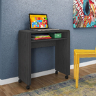 Mesa Escrivaninha Preta Smile 68cm