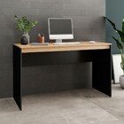 Mesa Escrivaninha Preto/castanho - Pnr Móveis