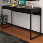 Mesa Escrivaninha Preto Me4160 - Tecno Mobili