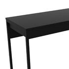 Mesa Escrivaninha Preto Me4160 - Tecno Mobili