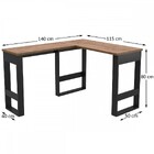 Mesa Escrivaninha Preto/solanum M102 - Foscarini