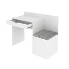 Mesa/escrivaninha Puff Multimóveis Cr25063 Branca