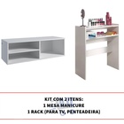 Mesa Escrivaninha Quarto +  Balcão Suspenso