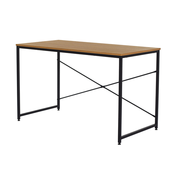 Mesa Escrivaninha Retangular Mdf Base Ferro 120x60