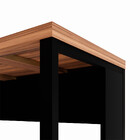 Mesa Escrivaninha Retangular Office 170cm Pé Quadro Web Office