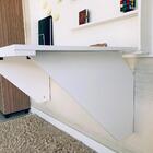 Mesa Escrivaninha Retrátil - Branco