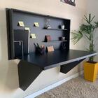 Mesa Escrivaninha Retrátil - Preto