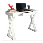 Mesa Escrivaninha Retro 01 Gaveta Veneza Ii Branco Artany