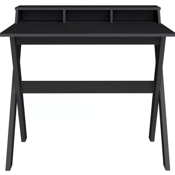 Mesa Escrivaninha Retrô 3 Nichos Italia Artany