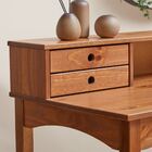 Mesa Escrivaninha Retro Madeira 4 Gavetas 1 Nicho Milano Cast