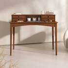 Mesa Escrivaninha Retro Madeira 4 Gavetas 1 Nicho Milano Cast