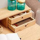 Mesa Escrivaninha Retro Madeira 4 Gavetas 1 Nicho Milano - Ma