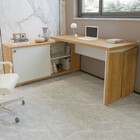 Mesa Escrivaninha Smart 1 Porta 2 Prateleiras Olmo/branco - A